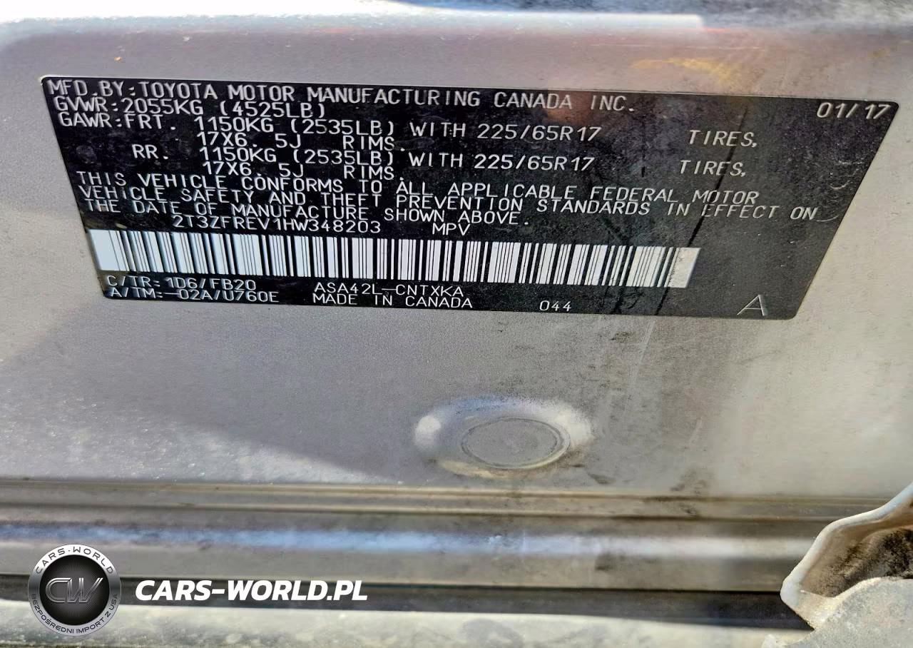 2017 Toyota Rav4 Le VIN:2T3ZFREV1HW348203 - 14