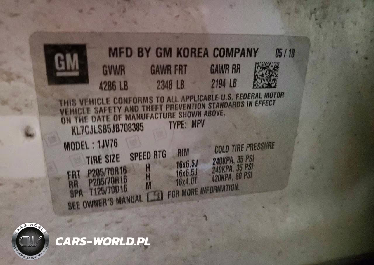 2018 Chevrolet Trax 1Lt VIN:KL7CJLSB5JB708385 - 13