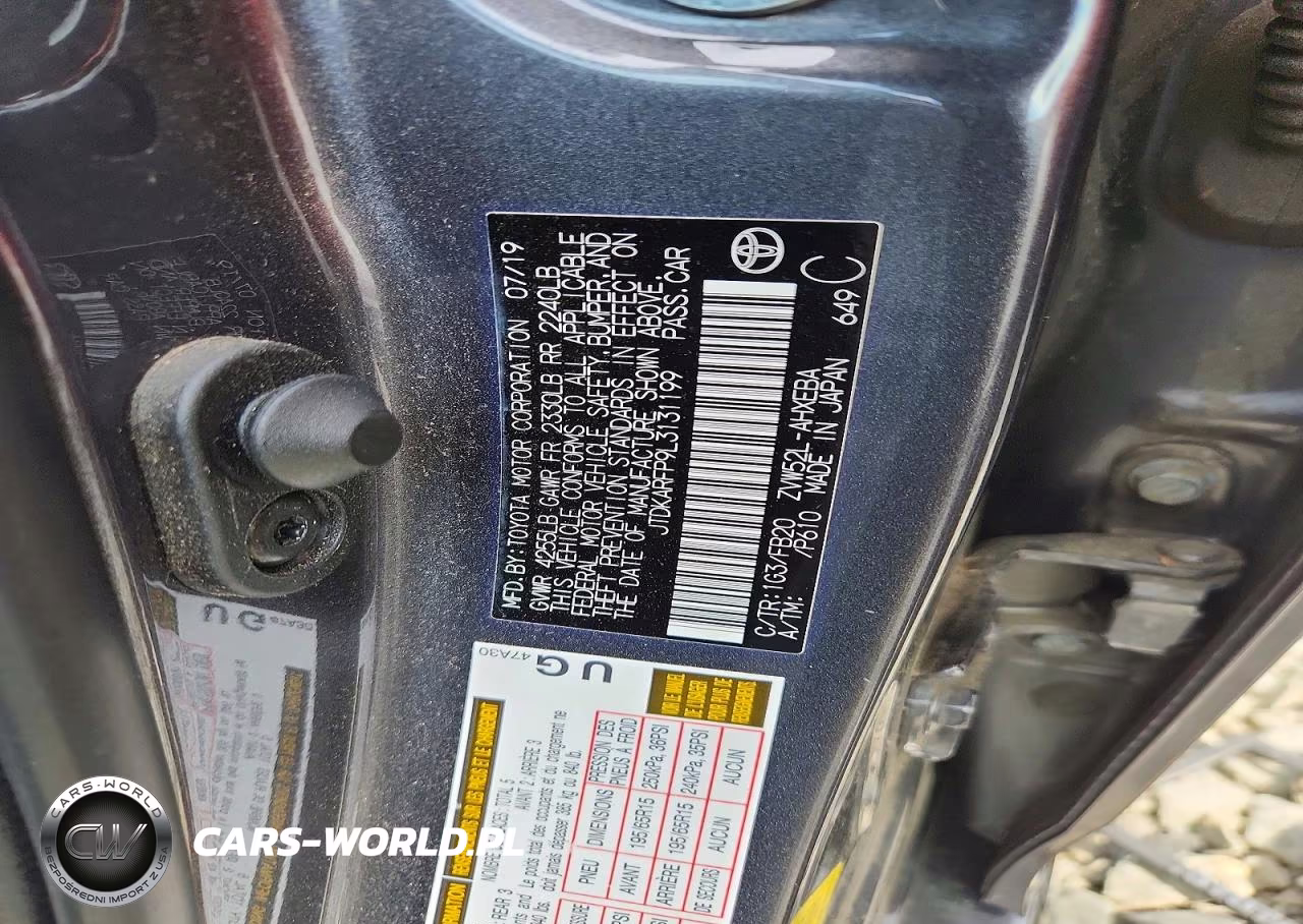 2020 Toyota Prius Prime Le VIN:JTDKARFP9L3131199 - 13