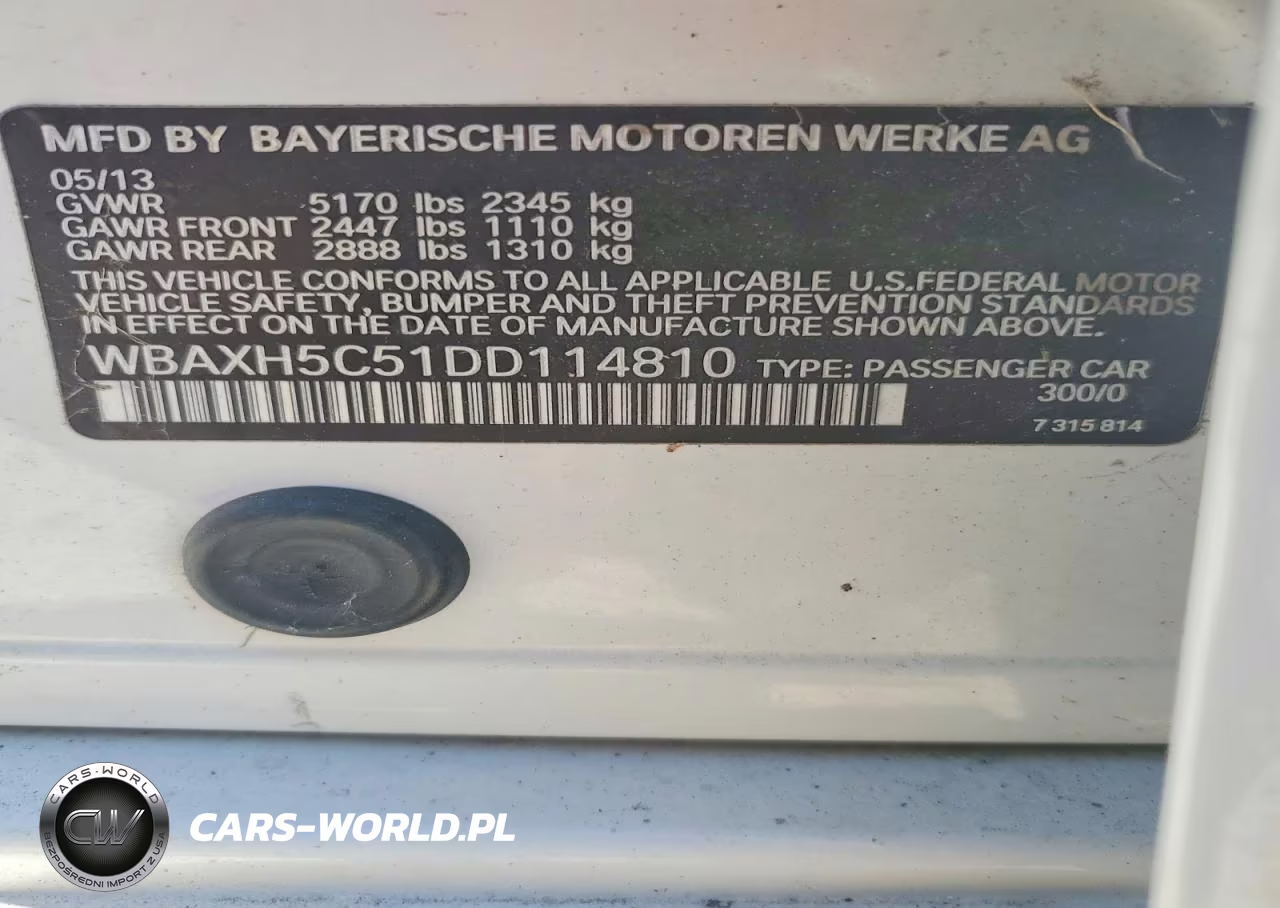 2013 BMW 528 Xi VIN:WBAXH5C51DD114810 - 12