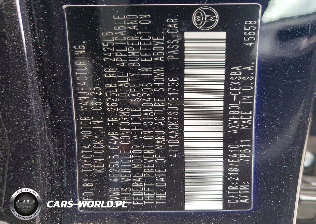 2025 Toyota Camry Se VIN:4T1DAACK7SU181736 - 12