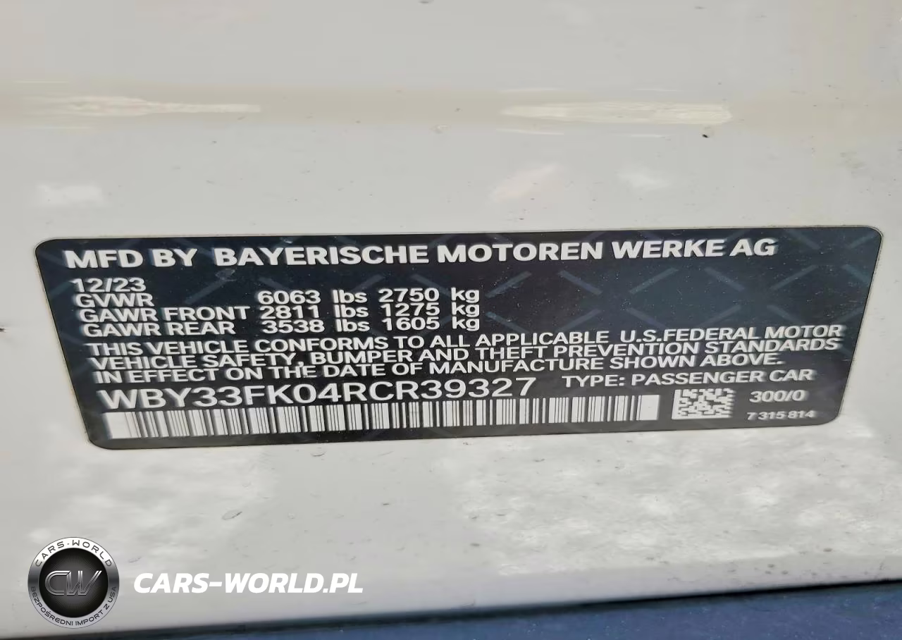 2024 BMW I5 Edrive 40 VIN:WBY33FK04RCR39327 - 12