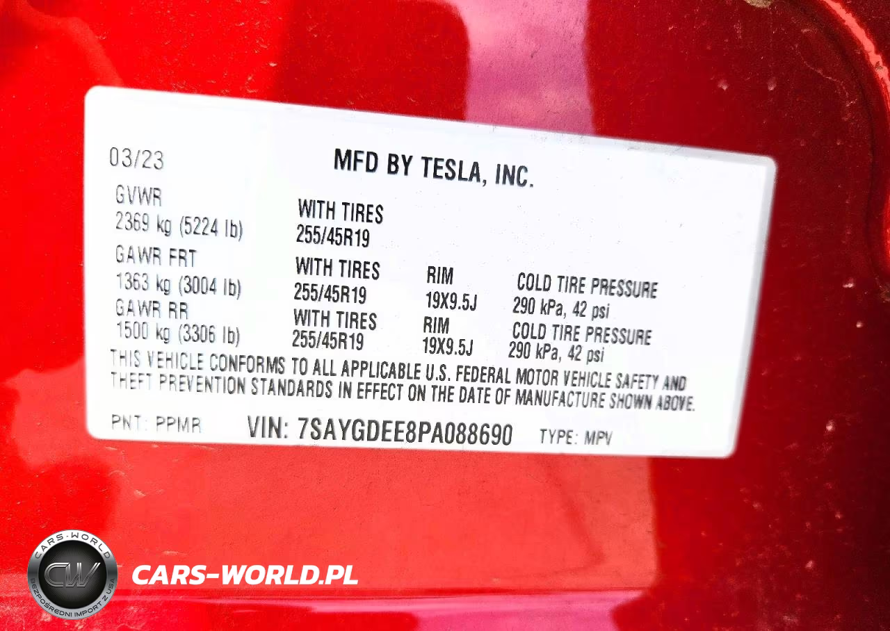 2023 Tesla Model Y VIN:7SAYGDEE8PA088690 - 13