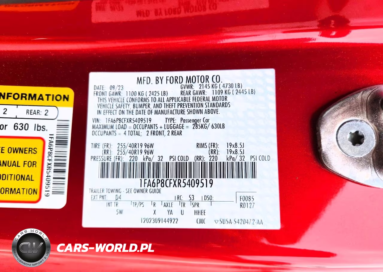 2024 Ford Mustang Gt VIN:1FA6P8CFXR5409519 - 12
