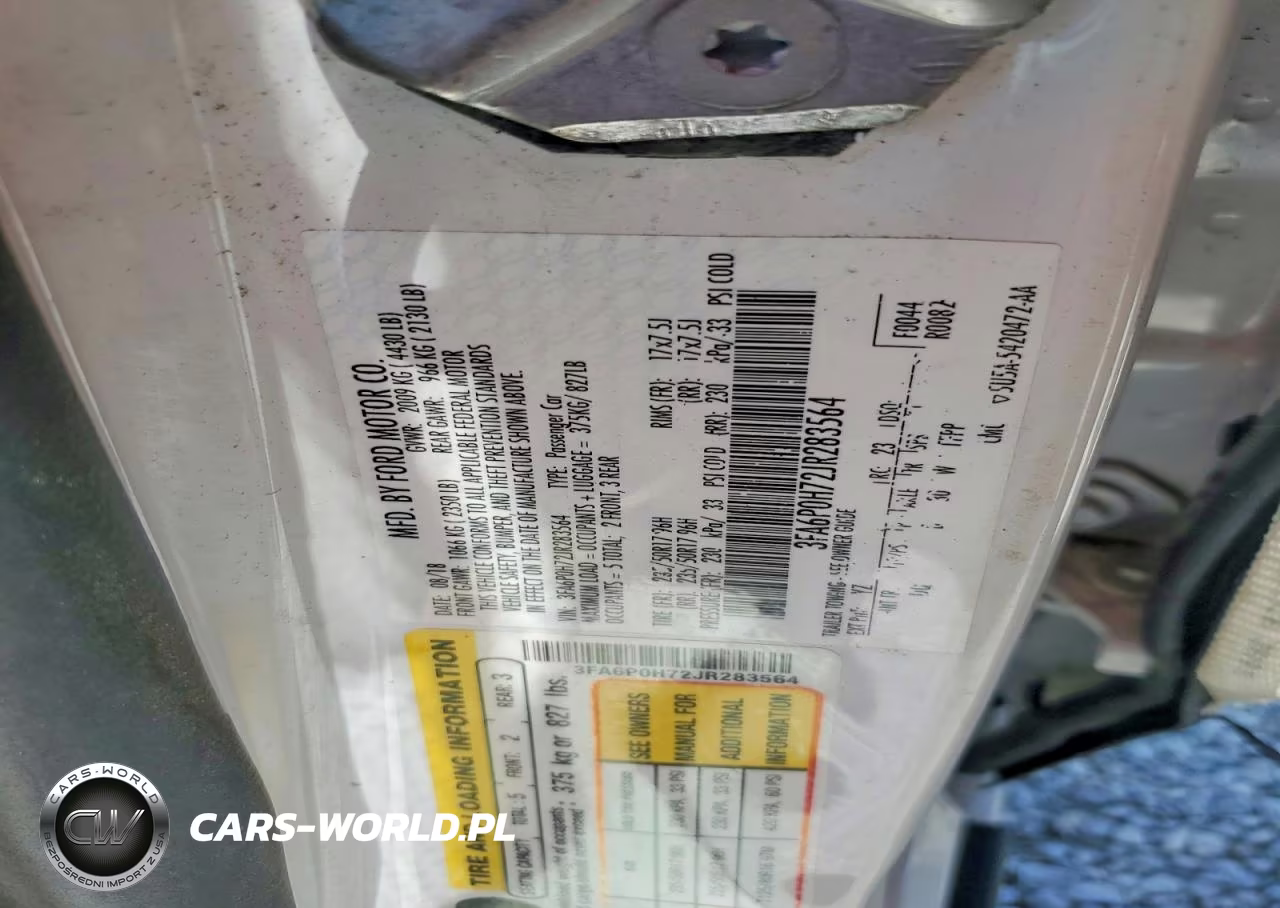 2018 Ford Fusion Se VIN:3FA6P0H72JR283564 - 12
