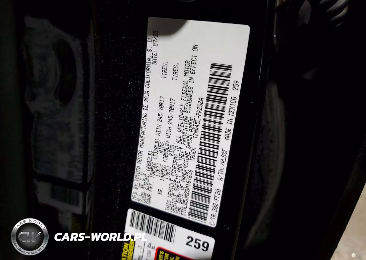 2025 Toyota Tacoma Sr5 VIN:3TMLB5JN2SM167636 - 12