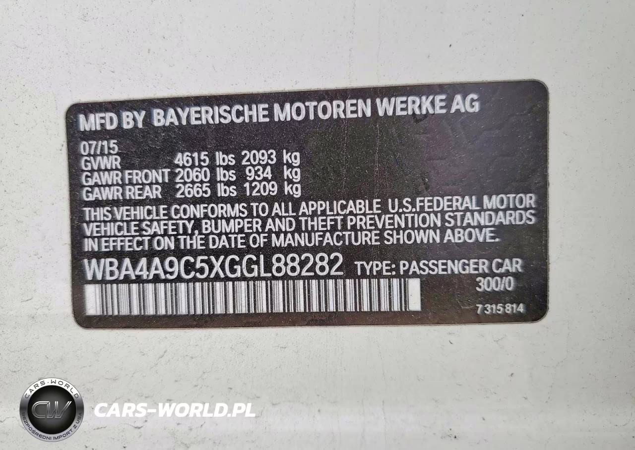 2016 BMW 428 I Gran Coupe Sulev VIN:WBA4A9C5XGGL88282 - 12