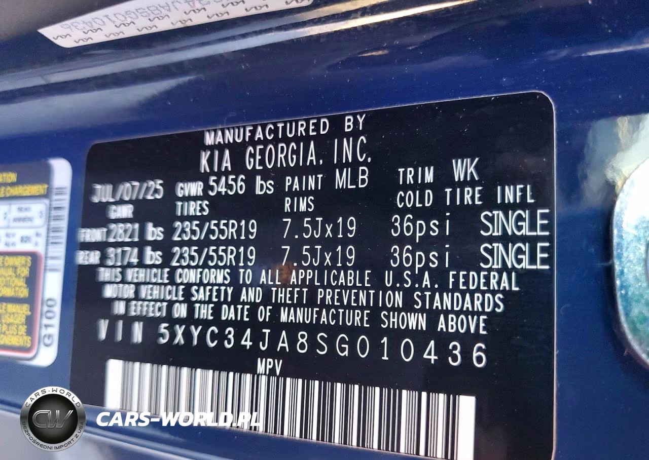 2025 Kia Ev6 Light Long Range VIN:5XYC34JA8SG010436 - 14