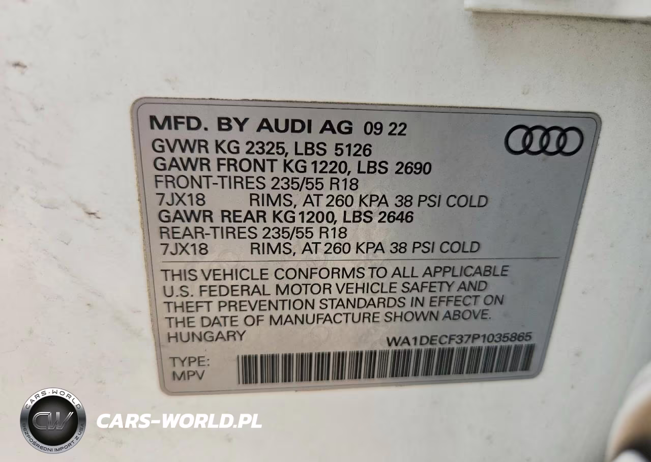 2023 Audi Q3 Premium S Line 45 VIN:WA1DECF37P1035865 - 12