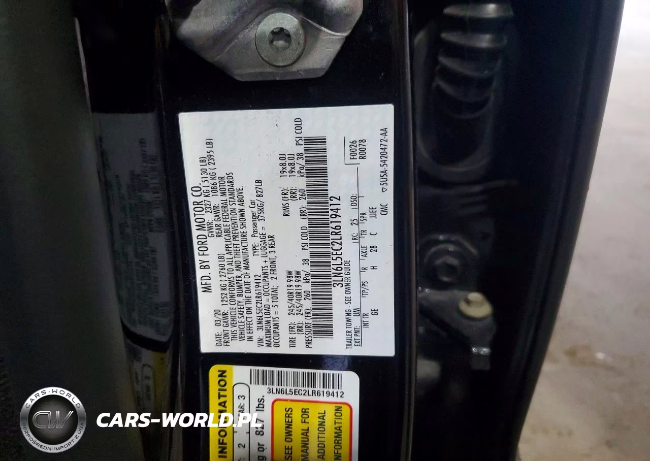 2020 Lincoln Mkz Reserve VIN:3LN6L5EC2LR619412 - 12