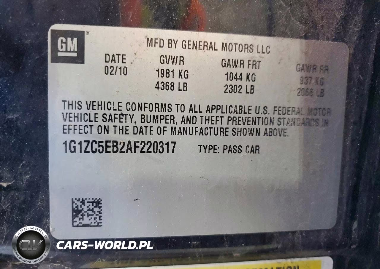 2010 Chevrolet Malibu 1Lt VIN:1G1ZC5EB2AF220317 - 12