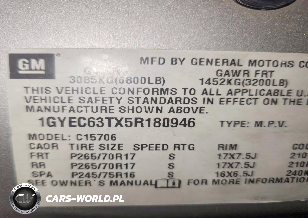 2005 Cadillac Escalade Luxury VIN:1GYEC63TX5R180946 - 14