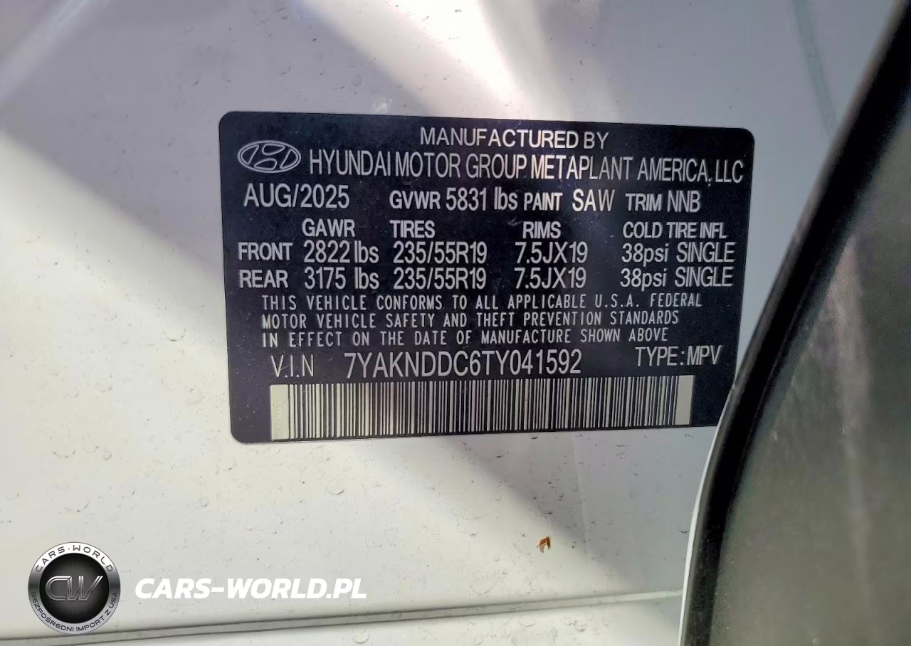 2026 Hyundai Ioniq 5 Sel VIN:7YAKNDDC6TY041592 - 13