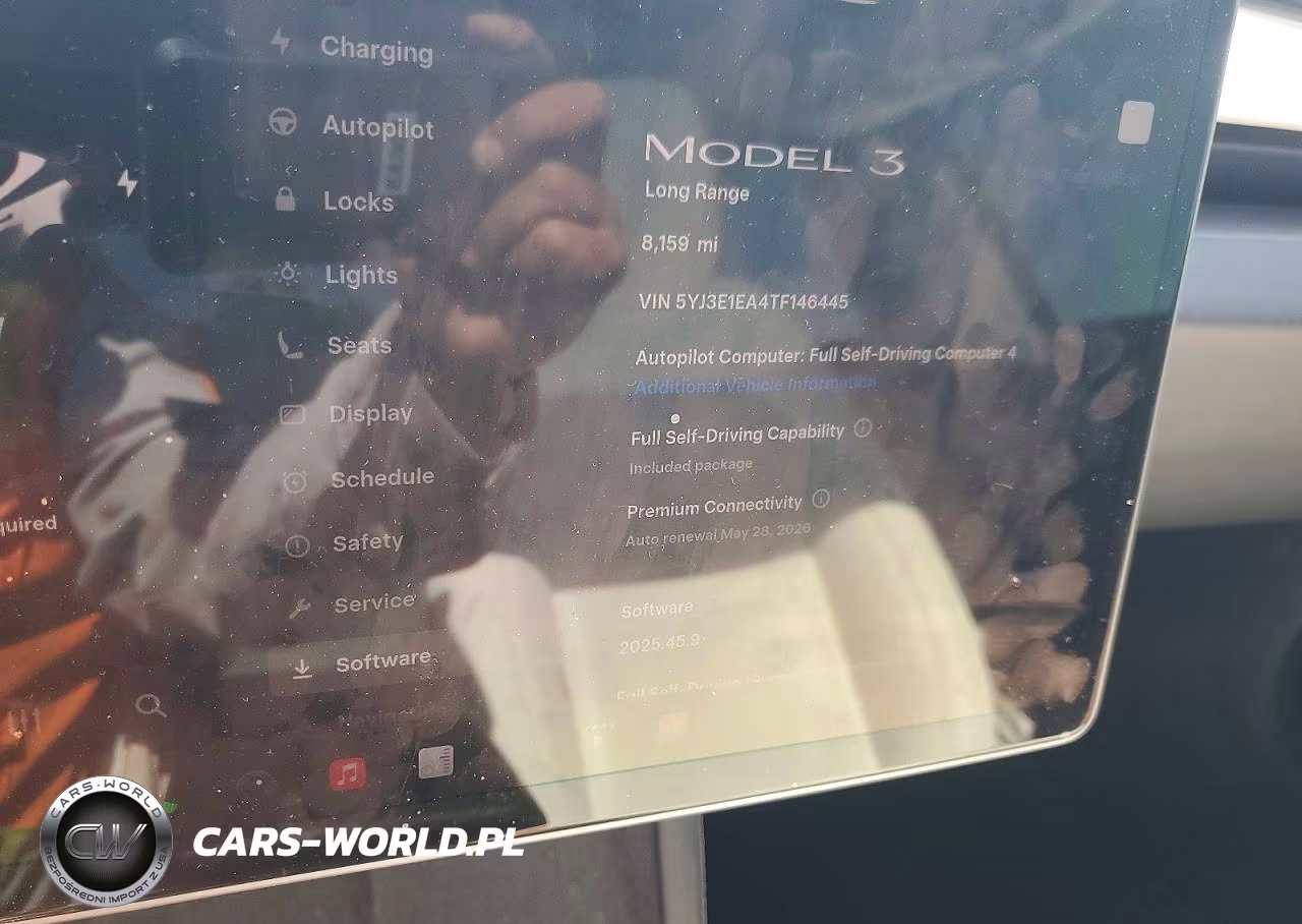 2026 Tesla Model 3 VIN:5YJ3E1EA4TF146445 - 9