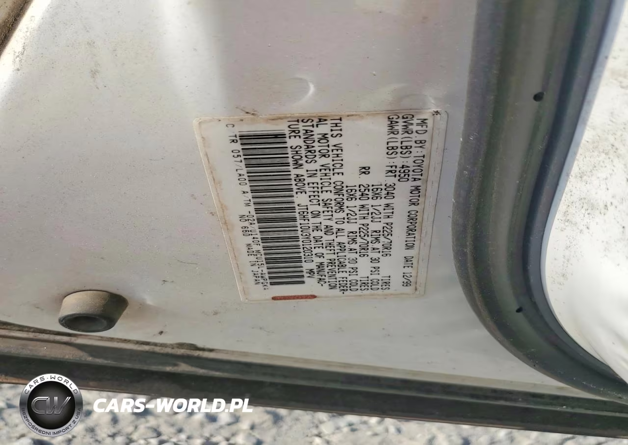 2000 Lexus Rx 300 VIN:JT6HF10U3Y0120310 - 12