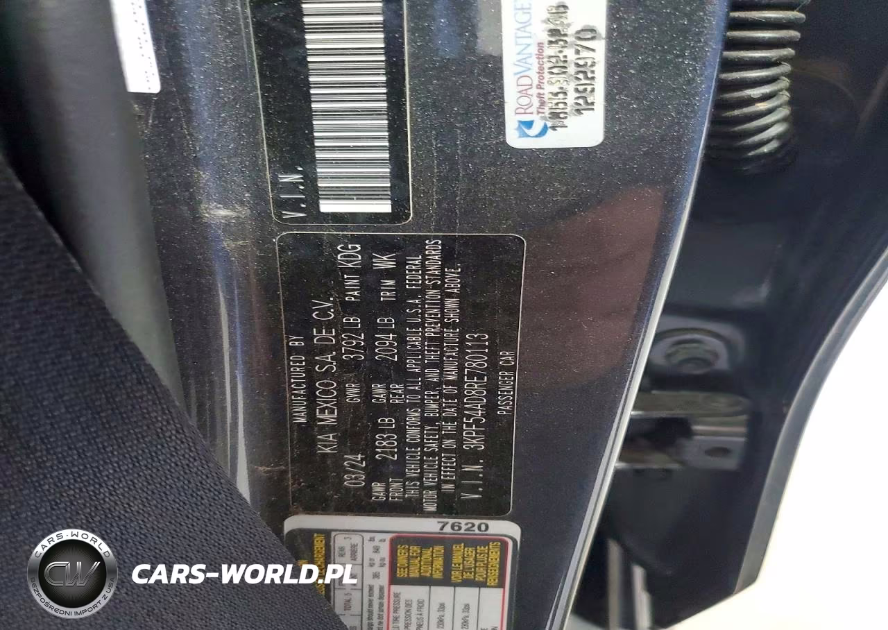 2024 Kia Forte Gt Line VIN:3KPF54AD8RE780113 - 13