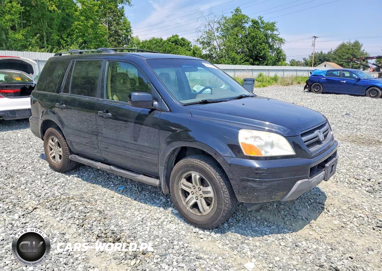 2004 Honda Pilot Exl VIN:5FNYF18514B002368 - 4