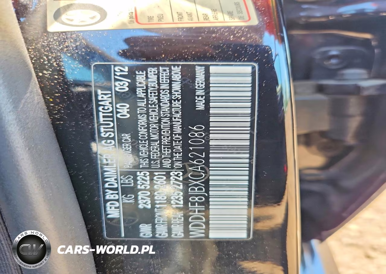2012 Mercedes-Benz E 350 4Matic VIN:WDDHF8JBXCA621086 - 12