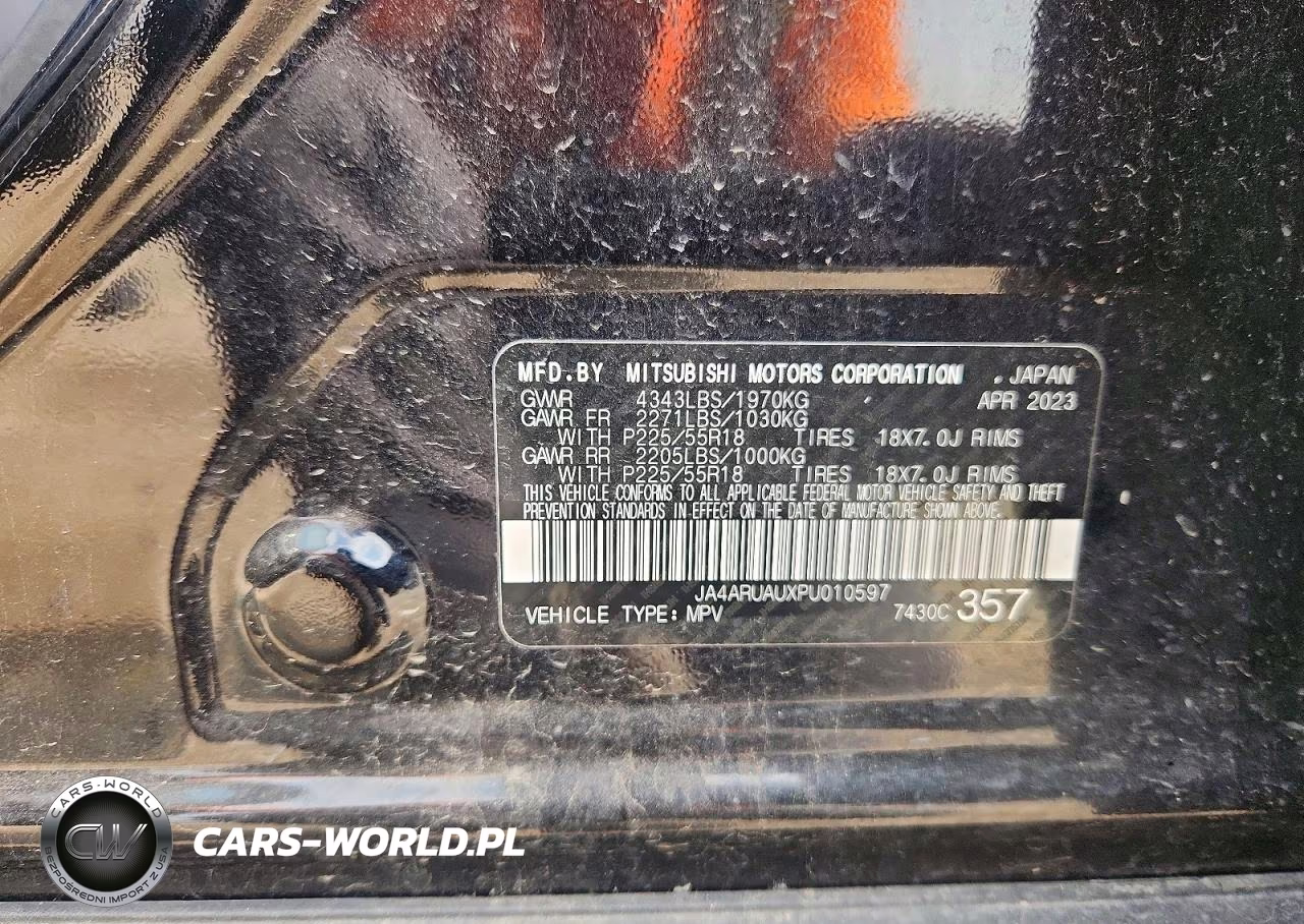 2023 Mitsubishi Outlander Sport S VIN:JA4ARUAUXPU010597 - 13