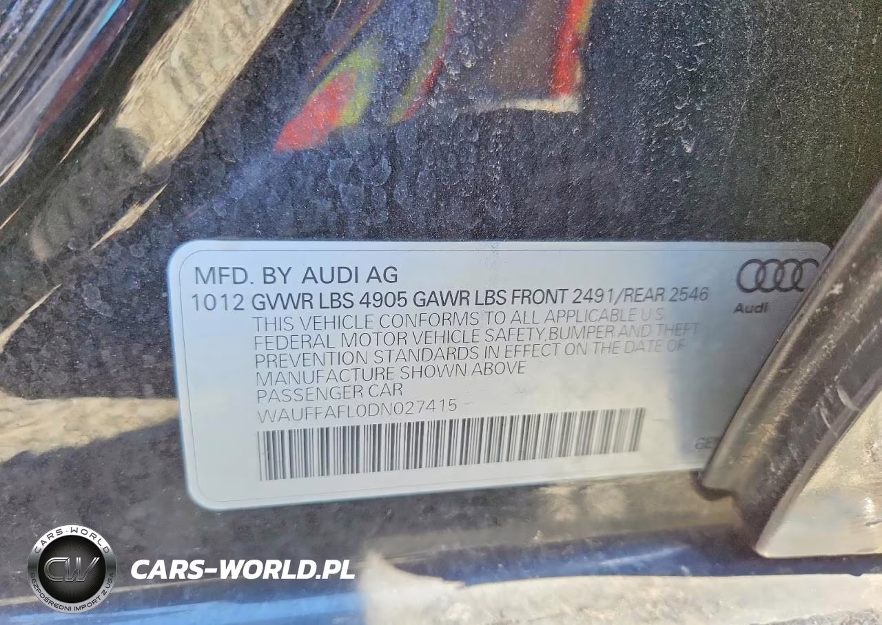 2013 Audi A4 Premium Plus VIN:WAUFFAFL0DN027415 - 12