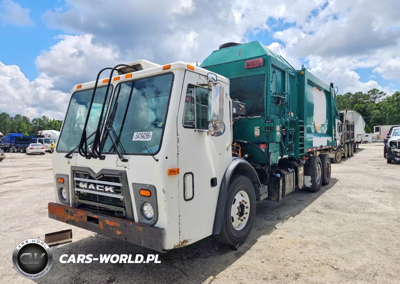 2016 Mack Leu613 Refuse Truck VIN:1M2AU04C9GM060404 - 2