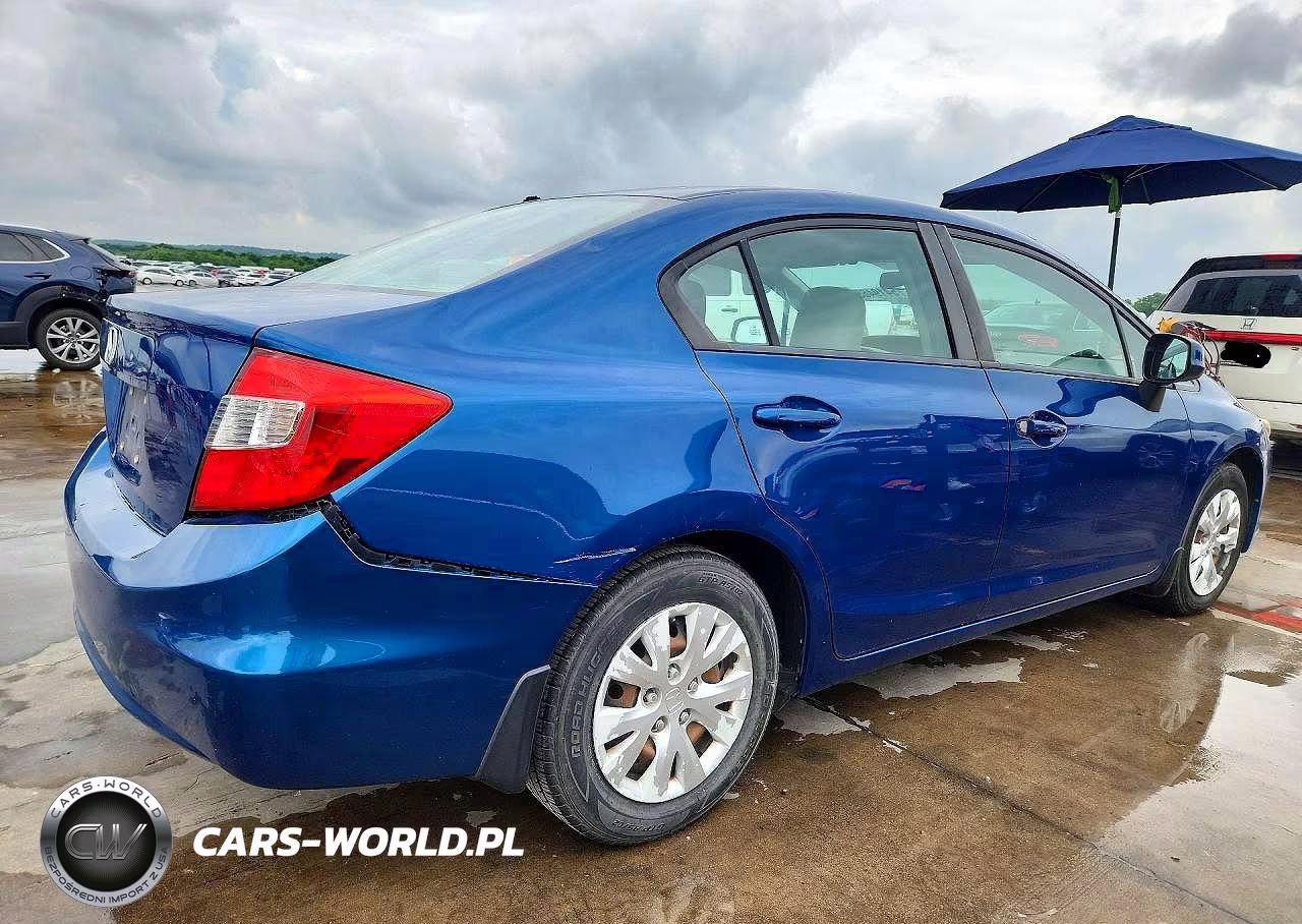 2012 Honda Civic Lx VIN:19XFB2F56CE034216 - 3