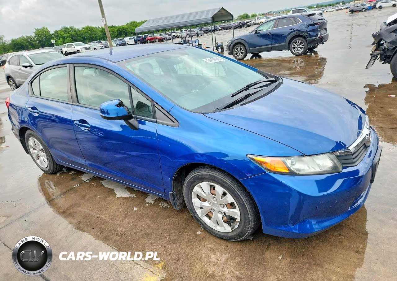 2012 Honda Civic Lx VIN:19XFB2F56CE034216 - 4