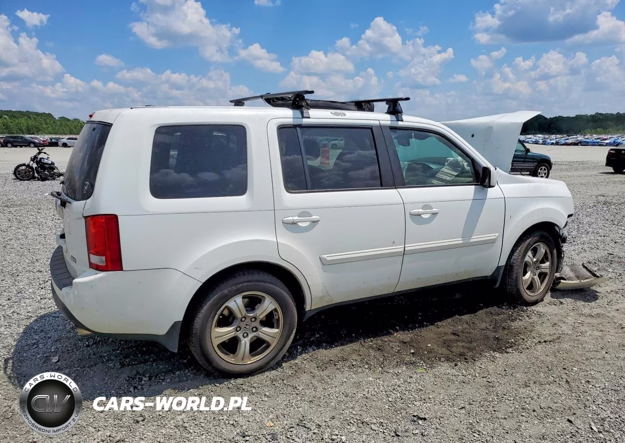 2013 Honda Pilot Exl VIN:5FNYF4H5XDB031823 - 3