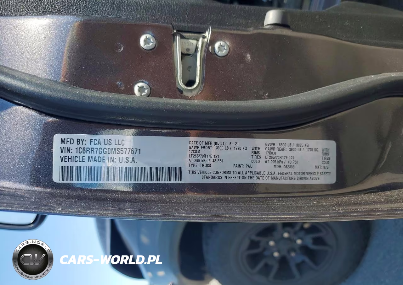 2021 Ram 1500 Classic Slt VIN:1C6RR7GG0MS577671 - 12