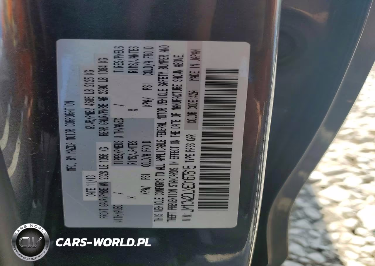 2014 Mazda 5 Grand Touring VIN:JM1CW2DLXE0167615 - 13