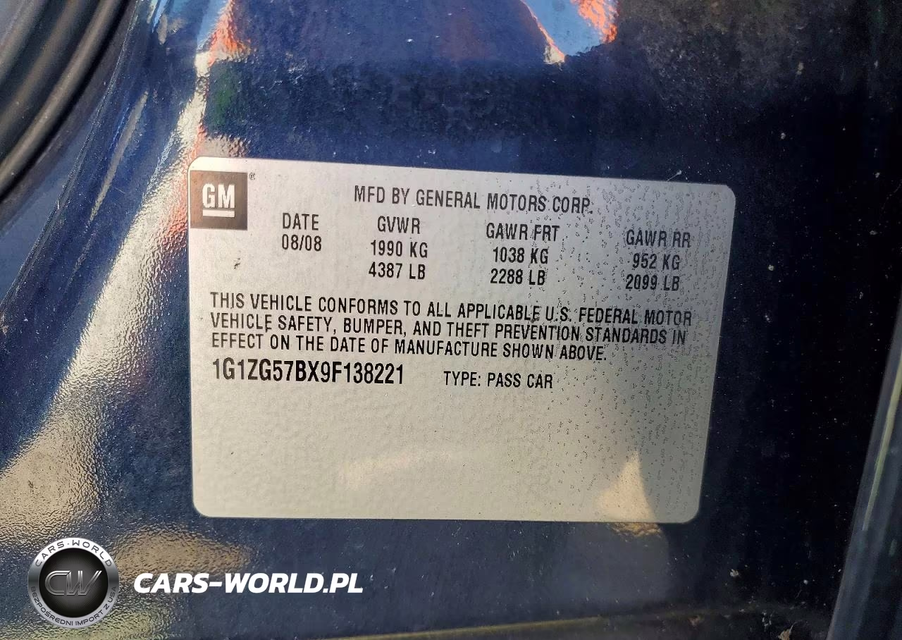 2009 Chevrolet Malibu Ls VIN:1G1ZG57BX9F138221 - 12