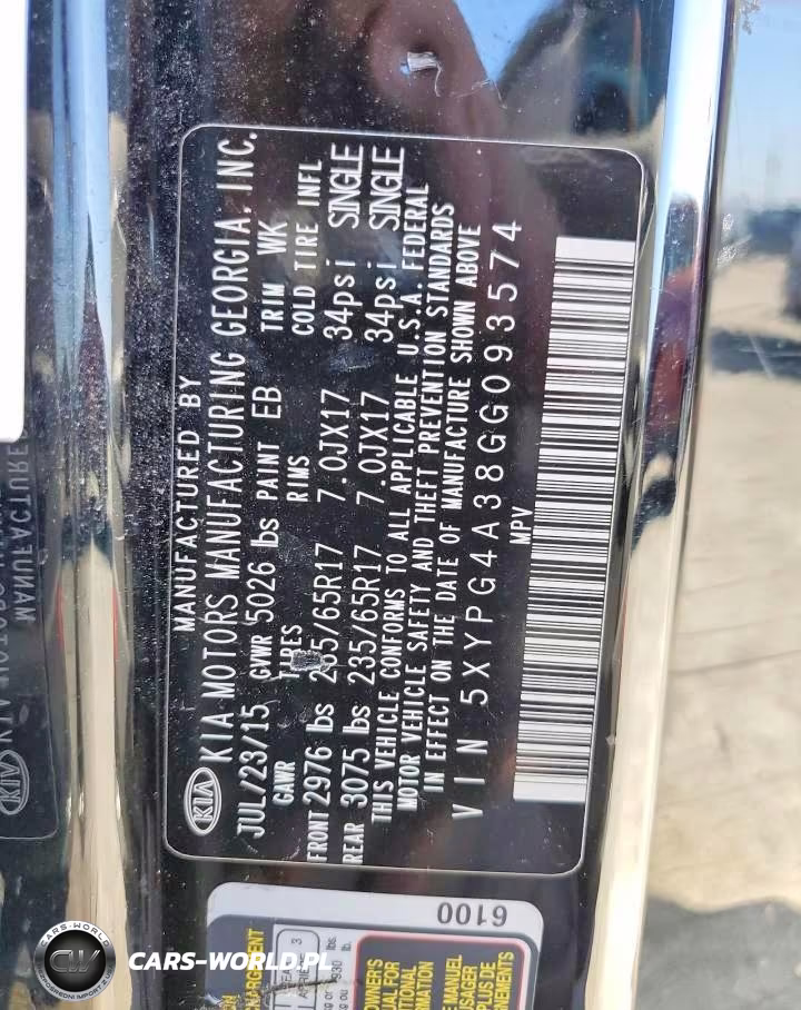 2016 Kia Sorento Lx VIN:5XYPG4A38GG093574 - 13