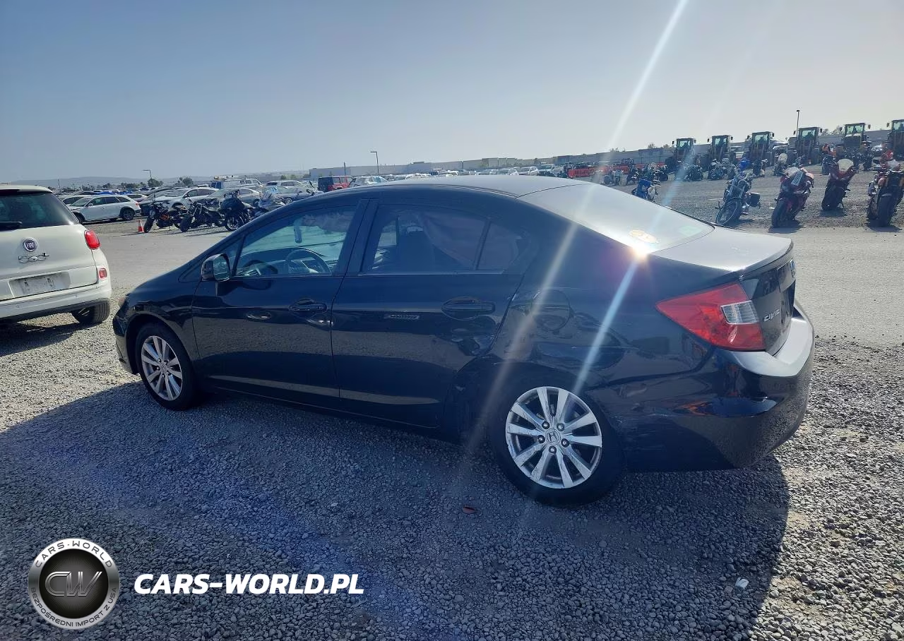 2012 Honda Civic Exl VIN:19XFB2F9XCE004655 - 2