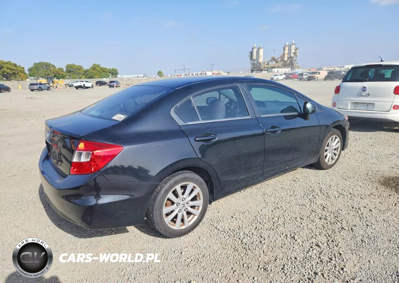 2012 Honda Civic Exl VIN:19XFB2F9XCE004655 - 3