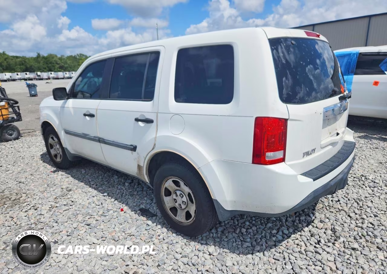 2015 Honda Pilot Lx VIN:5FNYF3H27FB007160 - 2