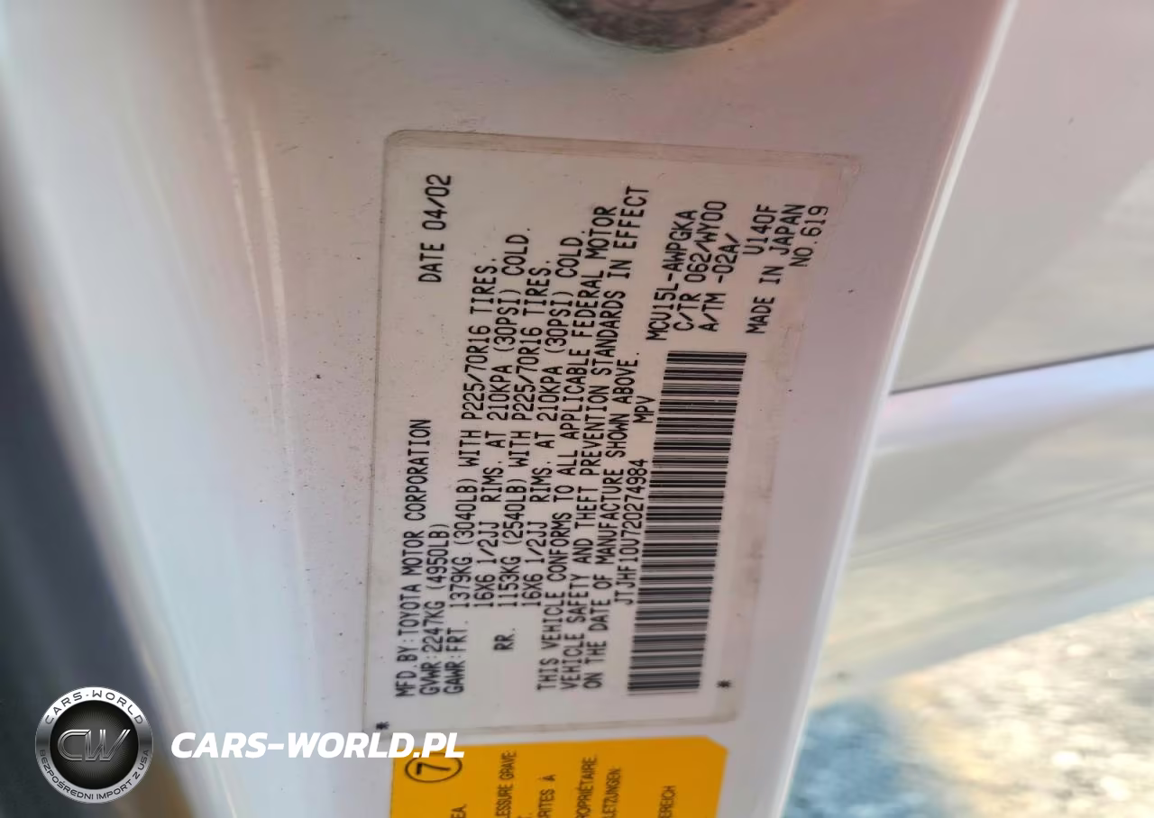 2002 Lexus Rx 300 VIN:JTJHF10U720274984 - 14