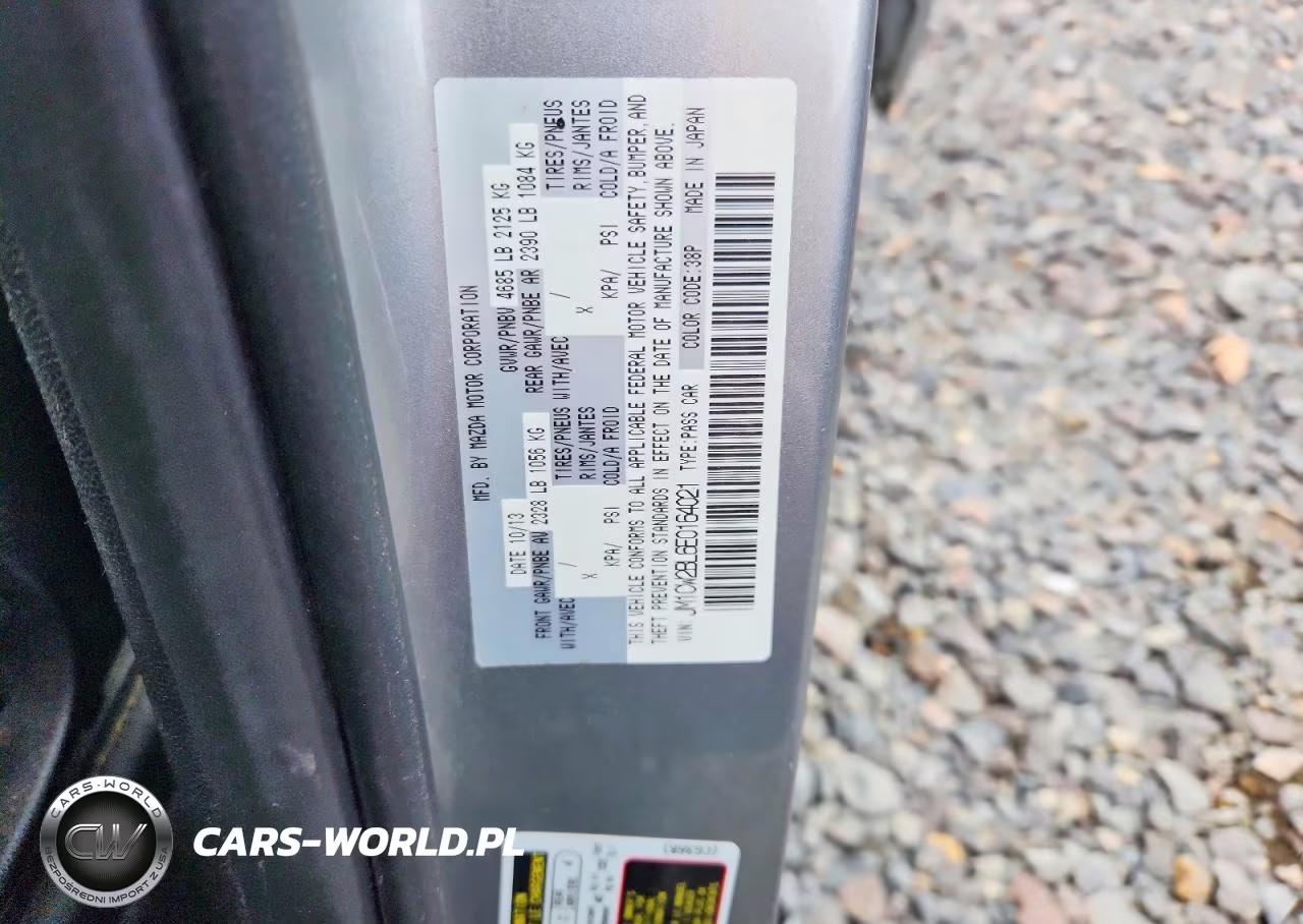 2014 Mazda Mazda5 VIN:JM1CW2BL6E0164021 - 12