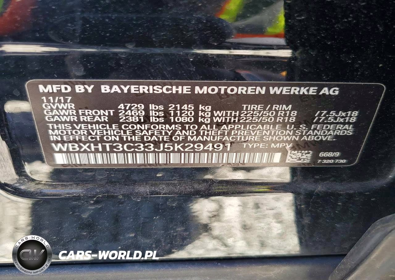 2018 BMW X1 xDrive28I VIN:WBXHT3C33J5K29491 - 13