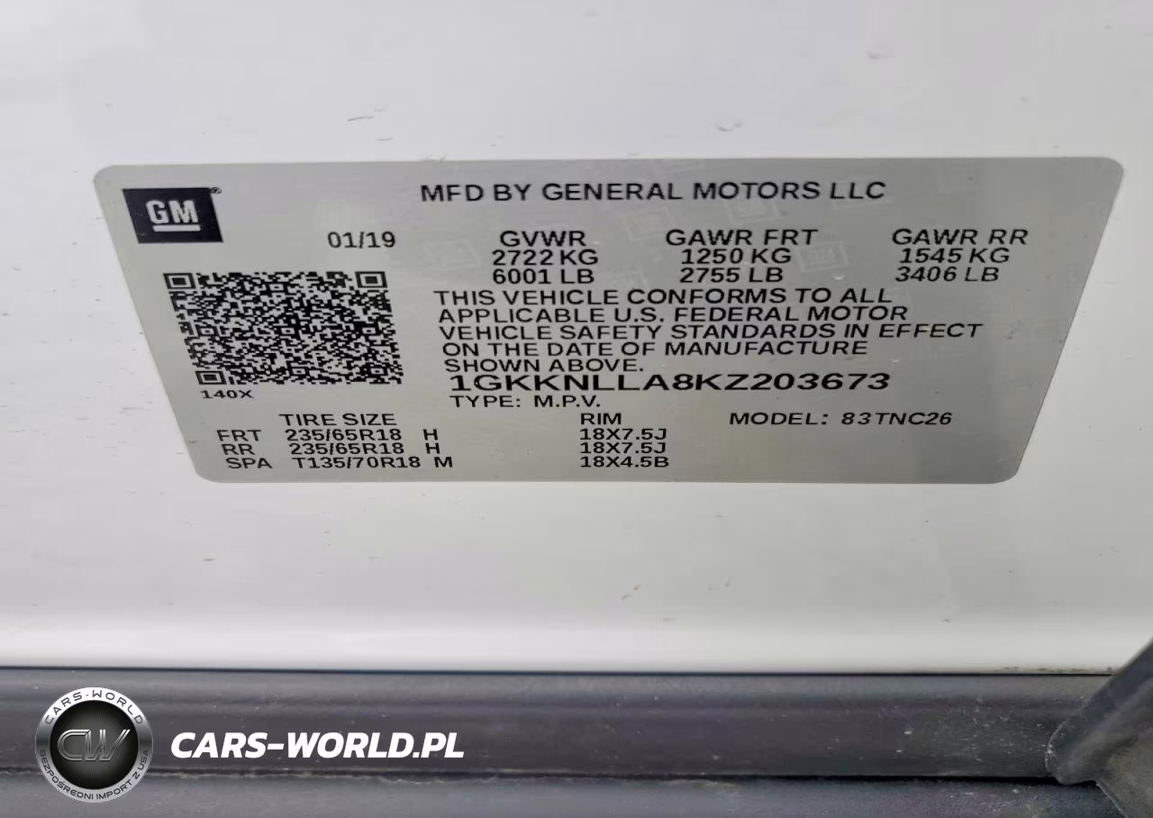2019 GMC Acadia Sle VIN:1GKKNLLA8KZ203673 - 13