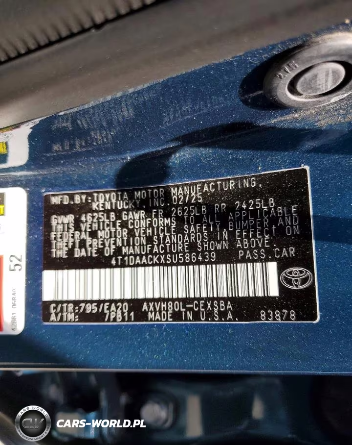 2025 Toyota Camry Se VIN:4T1DAACKXSU586439 - 12