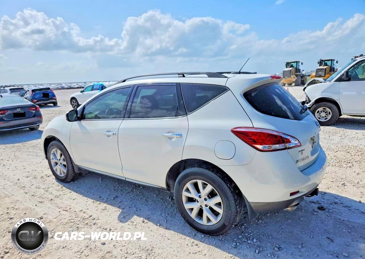 2014 Nissan Murano Sl VIN:JN8AZ1MU7EW422353 - 2