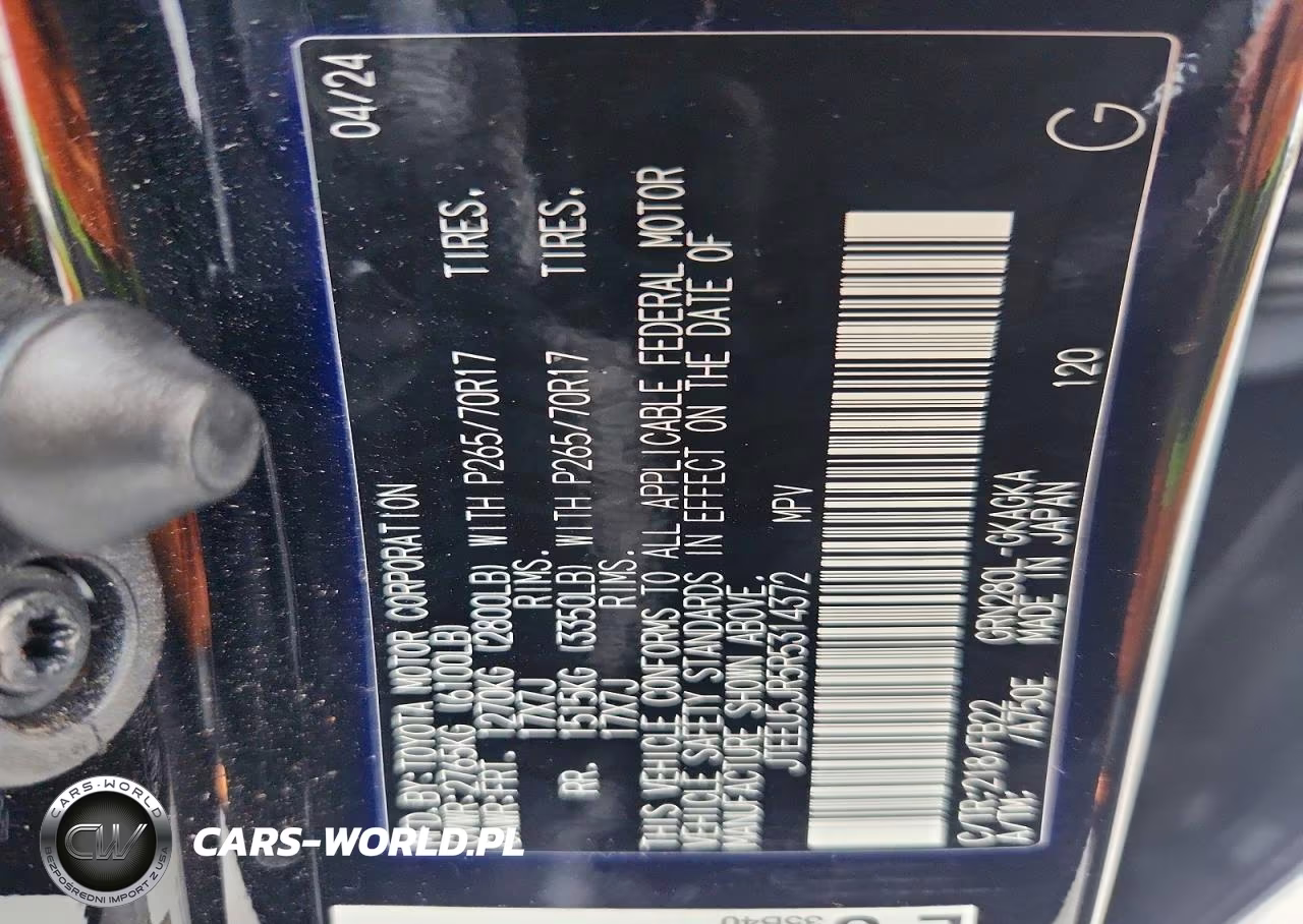 2024 Toyota 4Runner Sr5 VIN:JTEEU5JR5R5314372 - 13