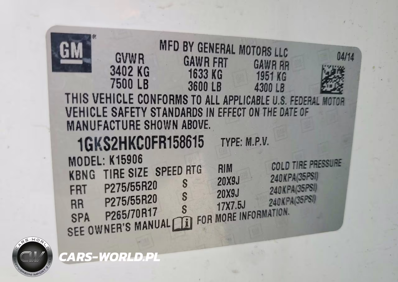 2015 GMC Yukon Xl K1500 Slt VIN:1GKS2HKC0FR158615 - 13