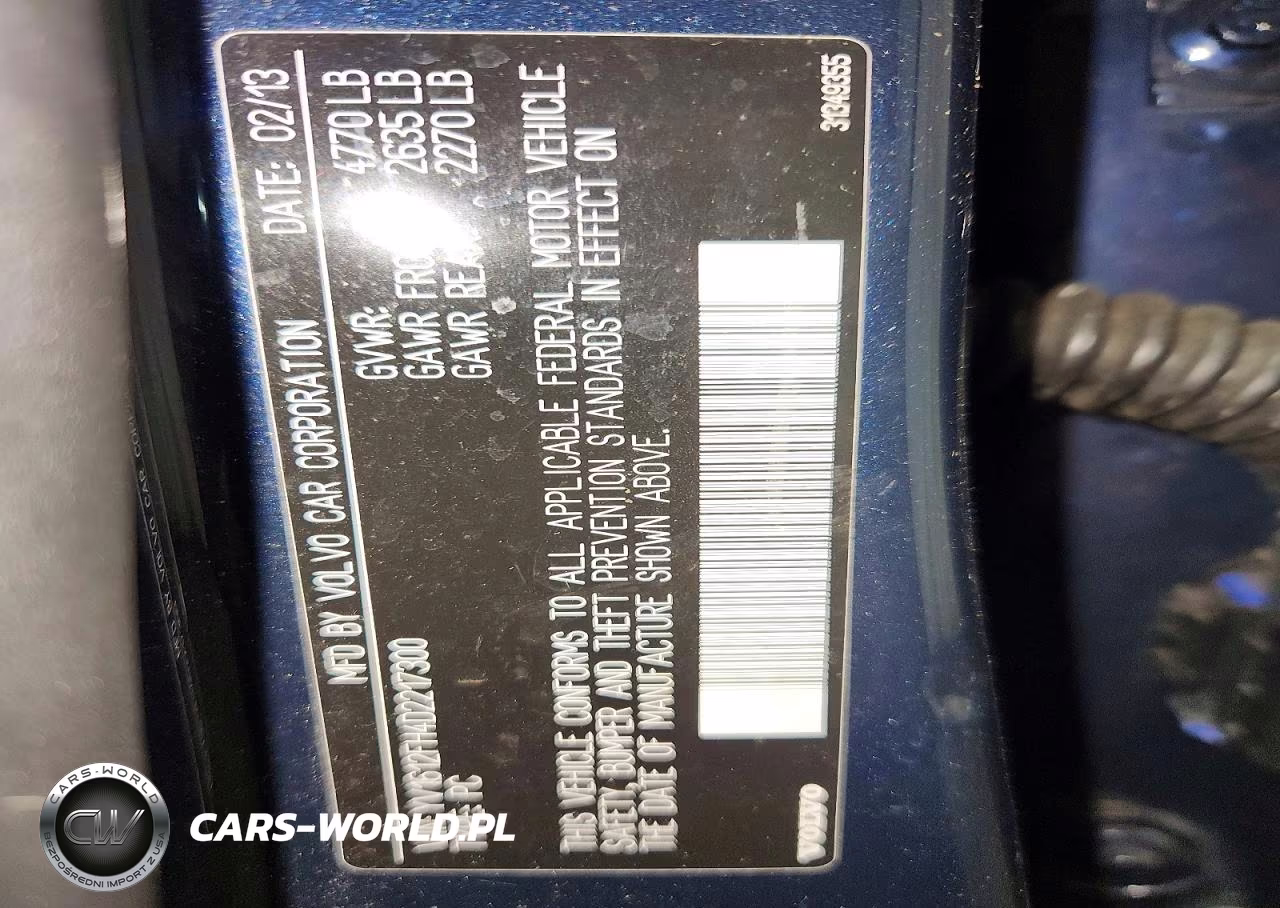 2013 Volvo S60 T5 VIN:YV1612FH4D2217300 - 12