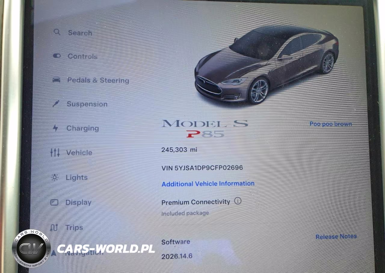 2012 Tesla Model S VIN:5YJSA1DP9CFP02696 - 9