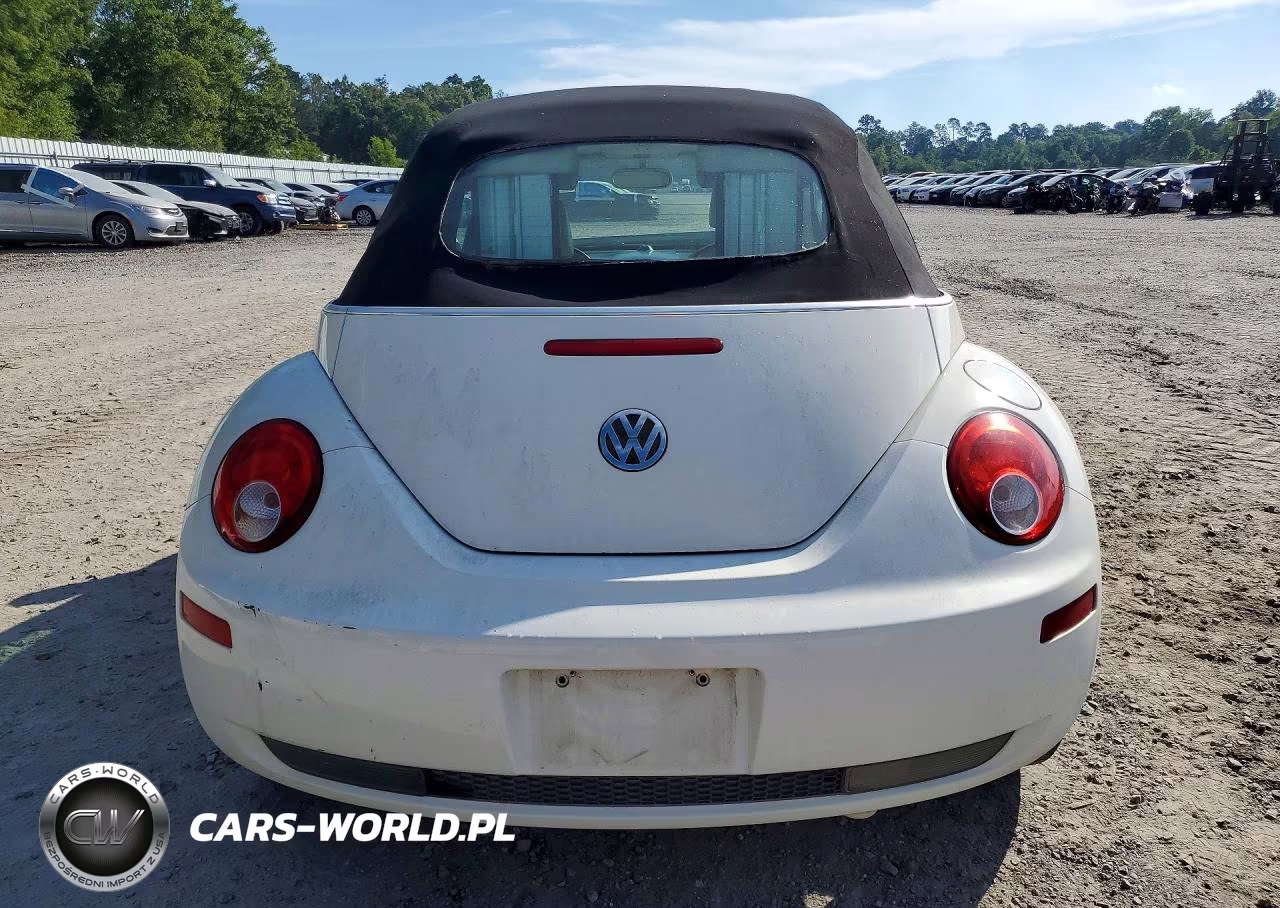 2007 Volkswagen New Beetle Triple White VIN:3VWFF31YX7M419511 - 6