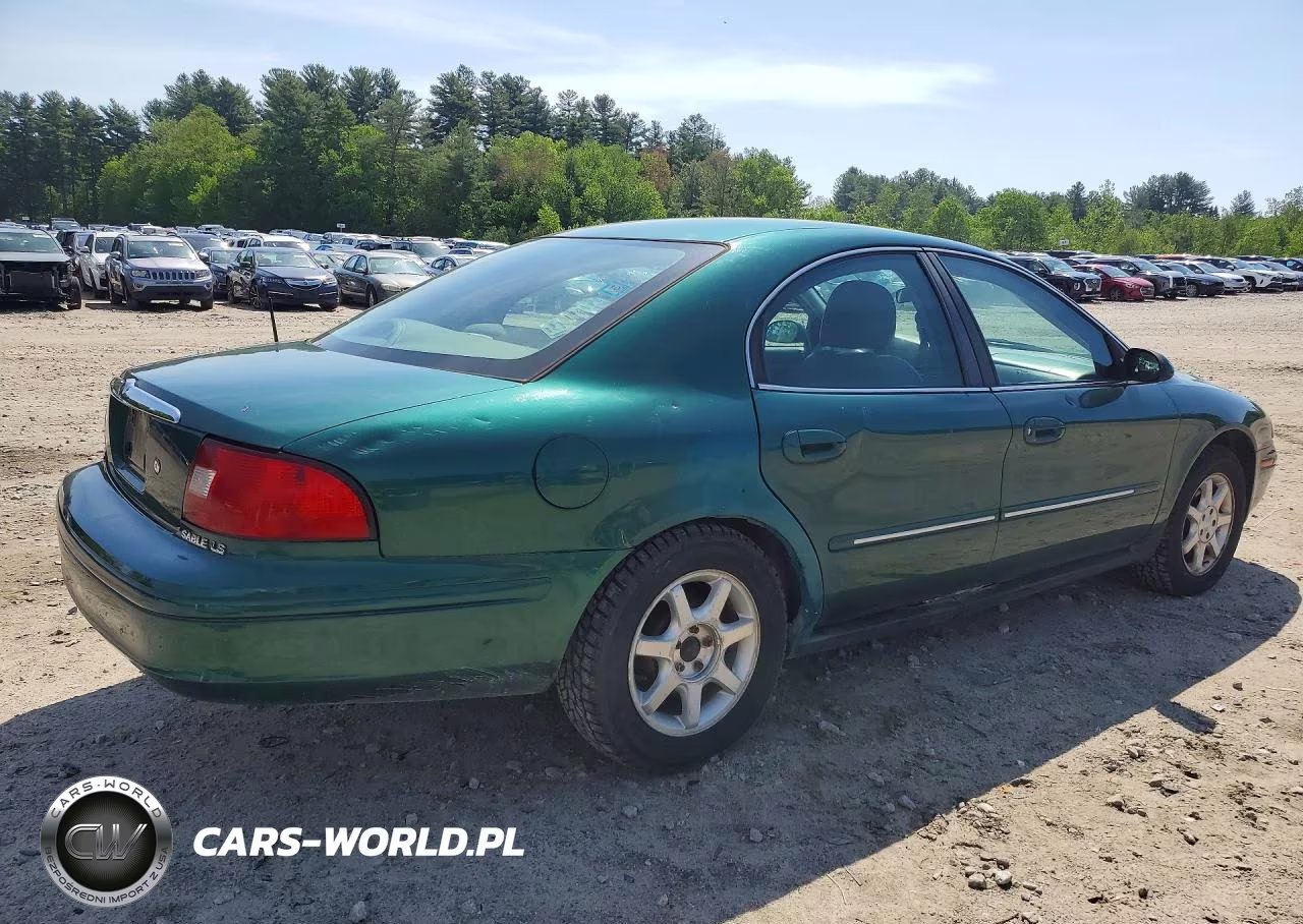 2000 Mercury Sable Ls VIN:1MEFM53U4YA623443 - 3