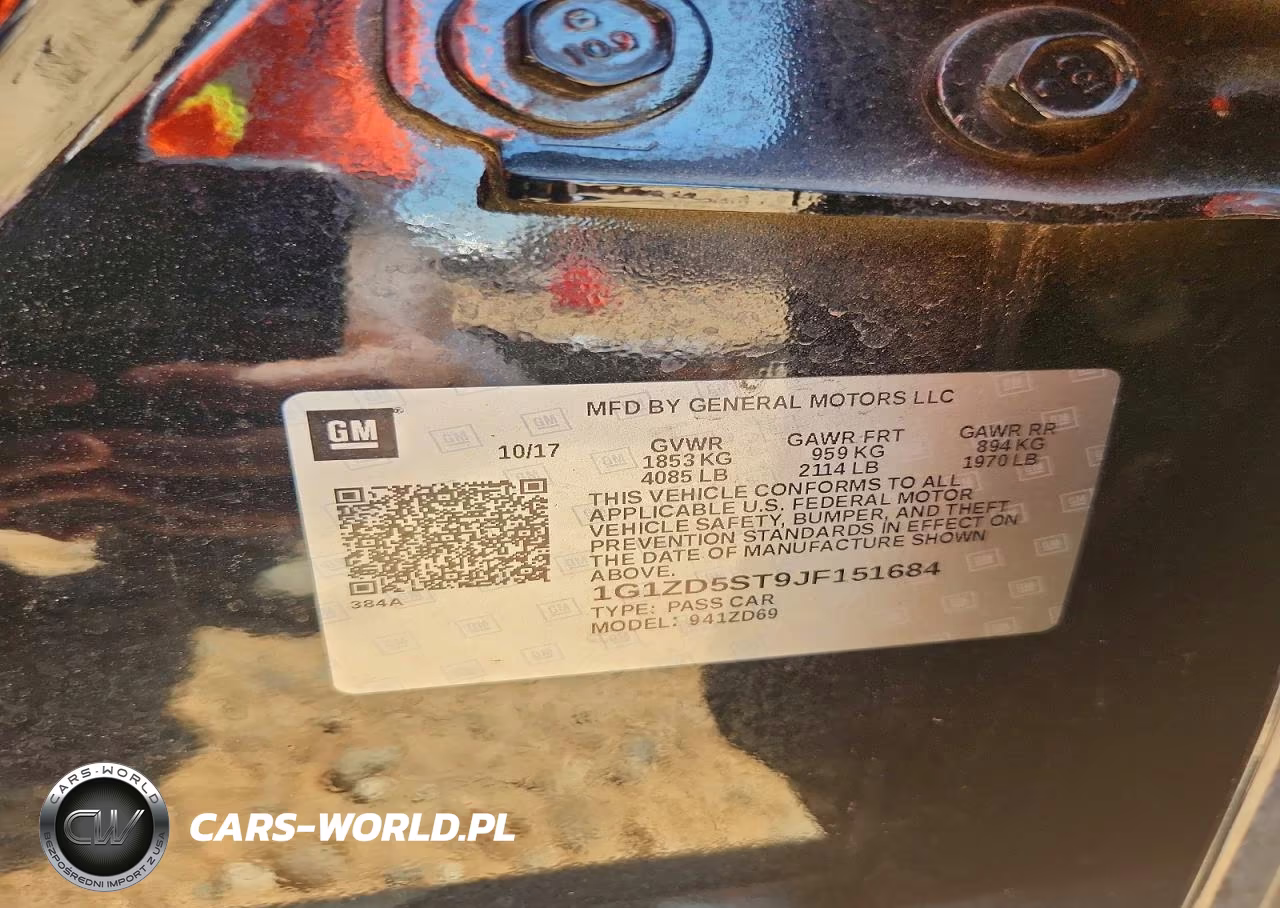 2018 Chevrolet Malibu Lt VIN:1G1ZD5ST9JF151684 - 13