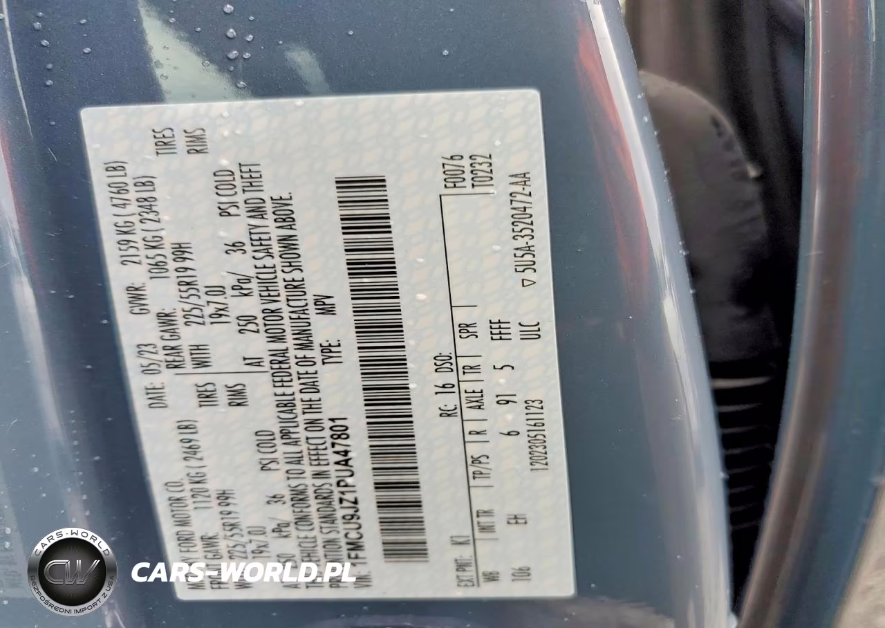 2023 Ford Escape Platinum VIN:1FMCU9JZ1PUA47801 - 14