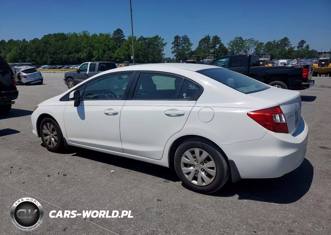 2012 Honda Civic Lx VIN:19XFB2F55CE058104 - 2